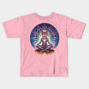 Coyote The Trickster (7.1) - Trippy Psychedelic Canis Kids T-Shirt